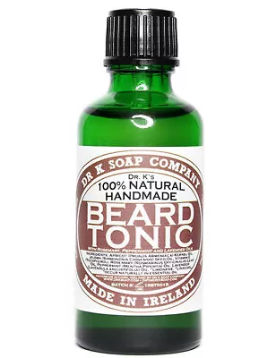 Dr K Soap Company Beard Tonic Oil Mens Beard Softener Conditioner 50ml Bottle • £15.95