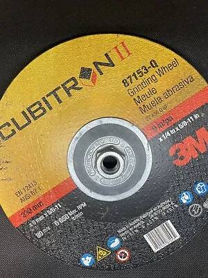 3M™ Cubitron™ II Depressed Center Grinding Wheel 87153 T27 9  X 1/4  X 5/8-11  • $12.95