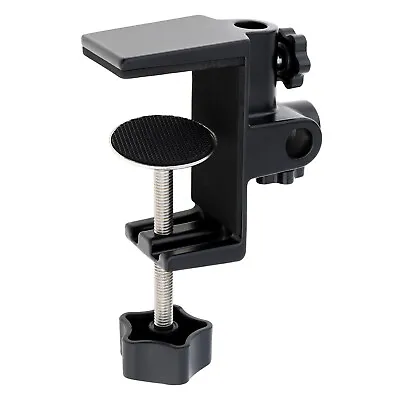 3-IN-1 Table Mount Clamp Metal Desk Clamp For Microphone Stand Mic Boom Arm • £12.35