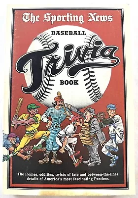 Vtg The Sporting News Baseball Trivia Book By Craig Carter And Joe Hoppel 1983 • $4.48