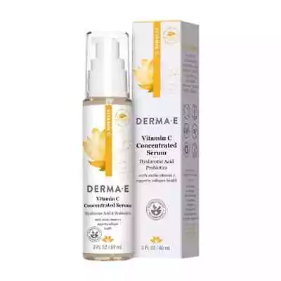 DERMA E Vitamin C Concentrated Serum For Collagen Health 2 Fl. Oz REF(0365) • $14.99