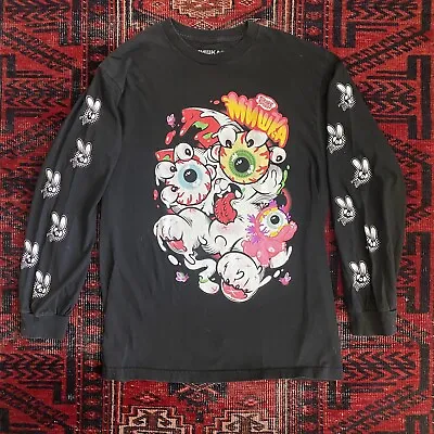 MNWKA Mishka NYC Grape Brain Japan Artist Longsleeve Shirt Large Streetwear Toy • $74.99