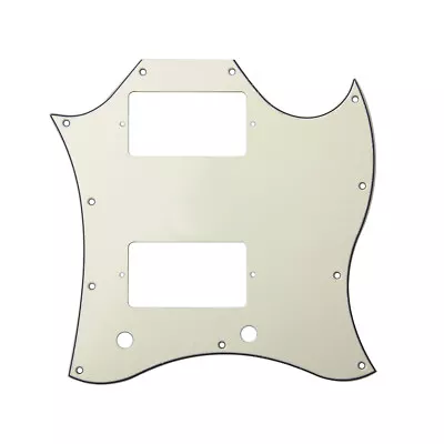 Guitar Full Face Pickguard For Gibson SG Standard Parts 3 Ply Pale Yellow • $20.35