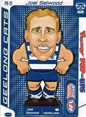 Teamcoach 2016 Footy Pop Ups Card Joel Selwood Geelong • $1