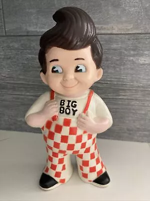 Vintage 1973 Bob's Big Boy Vinyl Piggy Bank Figure Restaurant Advertising • $13.50