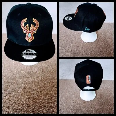 Milwaukee Bucks Nba Basketball Snapback Hat. • $25