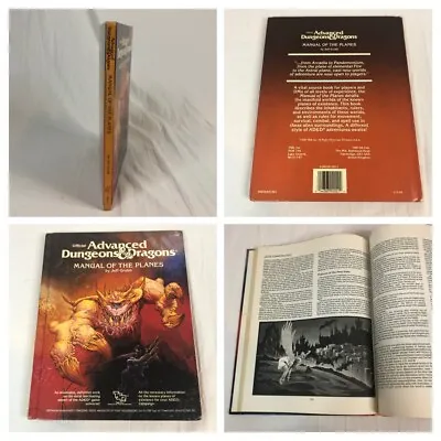 Advanced Dungeons & Dragons Manual Of The Planes 1987 Vintage Original EUC • $110