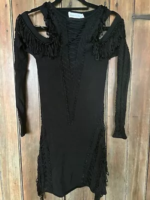 Alice McCall Black HEART RACER  Dress SZ 8    BNWT • $150