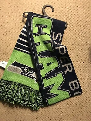 $13 • Buy NFL Seattle Seahawks Super Bowl XLVIII Champions Scarf Forever Collectibles $34