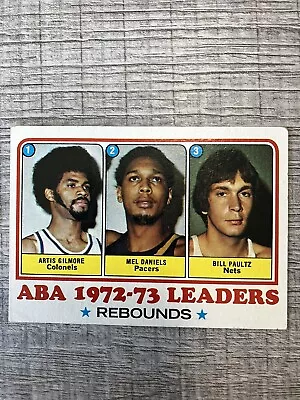 1973-74 Topps Basketball # 238 Artis Gilmore Rebound Leaders Free Shipping • $1