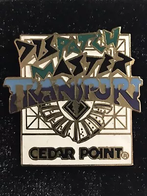 Rare 1990s Disaster Transport Roller Coaster Cedar Point Amusement Park Ohio Pin • $49.95