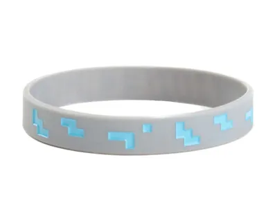 Minecraft Diamond Bracelet Officially Licensed Authentic Rubber L • $11.95