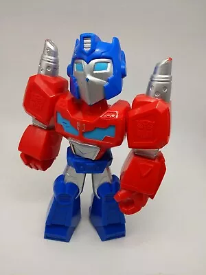 Mega Mighties Transformers Rescue Bot Optimus Prime Poseable 10  Action Figure • $10