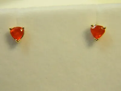 14k Y Gold Mexican Opal Heart Pend +Earrings 0.60 Ct  SK-4TCM   ( Closed Store ) • $155