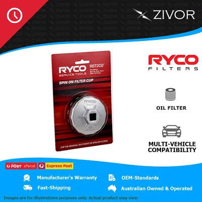 New RYCO Spin On Oil Filter Cup For MITSUBISHI FTO DE3A (GREY IMPORT) RST202 • $33.46