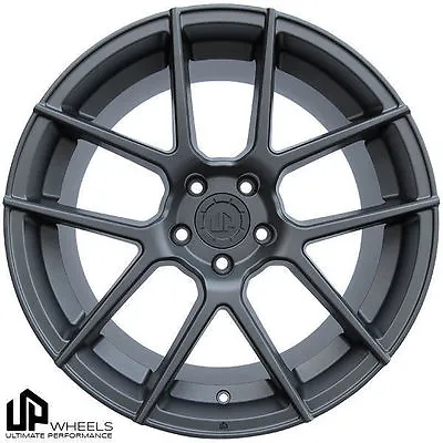 19  UP520 GUNMETAL 19x8.5/9.5 STAGGERED 5x112 WHEELS RIM SET MERCEDES C CL CLK E • $699.99