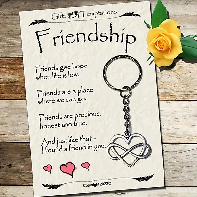 Friendship Inspirational Gift Keyring • £2.49