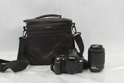 £32 • Buy Nikon D60 DSLR Camera Old Model 55-200 Damaged Lens For Spare Parts
