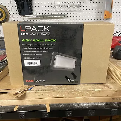 RAB W34-55L/5000K 50 Watt Standard LED Wall Pack • $40