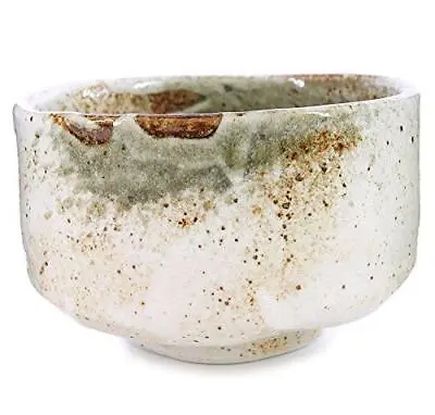 Japanese Handcrafted Matcha Tea Bowl Beige Matcha Tea Cup Ceremony Authentic • $32.89