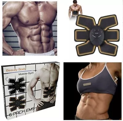 Abdominal Exerciser Electric Muscle Toner Machine ABS Simulation Belly Shaper • £6.49