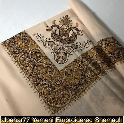 Yemeni Embroidered Shemagh Headscraf Kashmiri Shawl  • £27.99