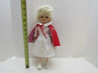 Vintage Doll Vinyl Dressed As Miss Curity Handmade Outfit Clothing Dress • $19.87