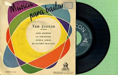 TRIO JANITZIO / Cien Mujeres / ODEON MSOE 31.146 Pressing Spain 1957 EP G+ • $22
