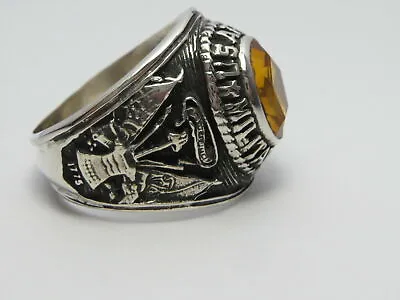 SILVER 925 RING  MILITARY POLICE RING  MP RING  USMP   US Size 7.5 • $65.45