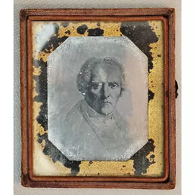 1/6th Plate Daguerreotype Of Painting Of French Philosopher Charles Fourier • $129.95