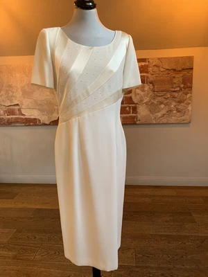 £250 • Buy Wedding Set Condici Dress And Matching  Coat In Cream￼