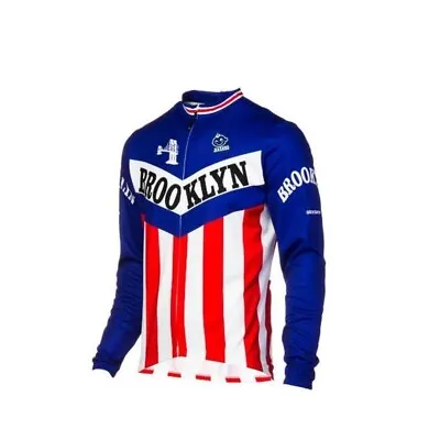 $24.83 • Buy Retro Brooklyn Cycling Long Sleeve Jersey Bicycle Jersey (with Fleece Option)