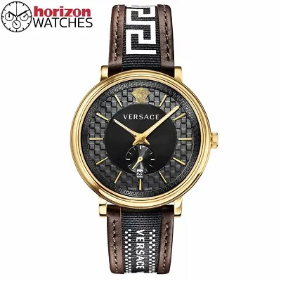 $299.99 • Buy VERSACE - V Circle, Greca Edition Men's Quartz Watch - VEBQ01619