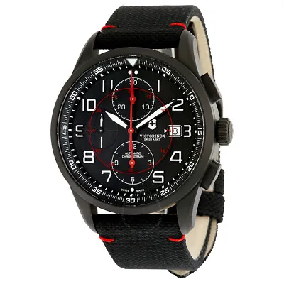 NEW Victorinox Airboss Black Edition Automatic Chronograph Men's Watch 241721 • $1399