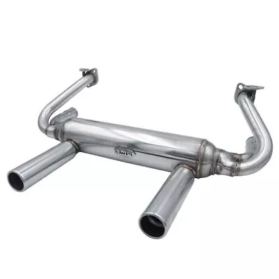 Empi 3421 Vw Stainless Steel 2 Tip Deluxe Exhaust System Air-cooled Vw Bug & Gh • $349.95