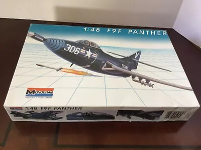 Vintage Monogram 1:48 Scale F9F Panther Model Kit  • $19.99