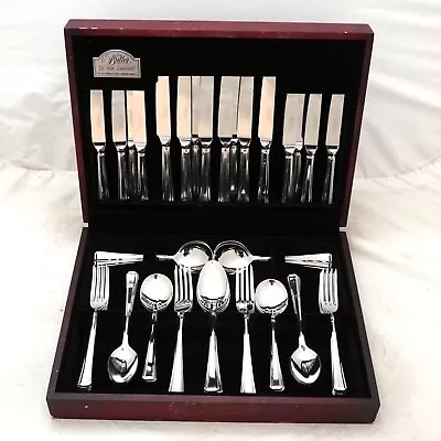HARLEY Design GEORGE BUTLER France Stainless Steel 52 Piece Canteen Of Cutlery • £359.90