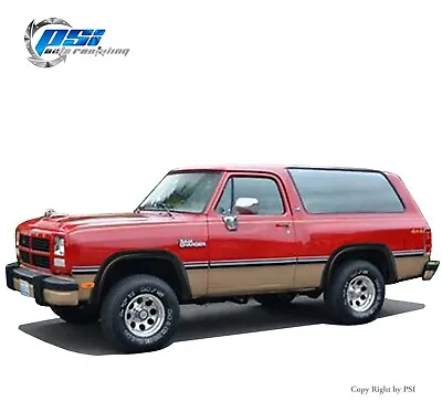 Paintable Extension Fender Flares 81-93 Fits Dodge D250 6'5  And 8' ; Ramcharger • $265.05
