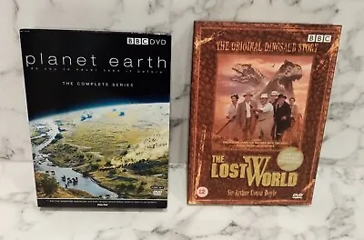 BBC DVD Boxset / Planet Earth David Attenborough / The Lost World Dinosaurs • £6.99