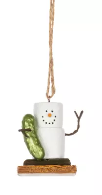 Ganz Midwest Of Cannon Falls Original S'more With Christmas Pickle Ornament • $13.50