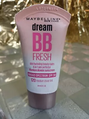 Maybelline Dream Fresh BB Cream. 8-in-1 Skin Perfector. Medium Tint 120. 1 Fl.oz • $6.99
