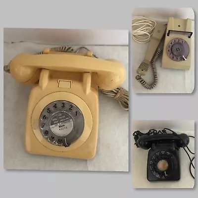 3 X Vintage Rotary Dial Telephones. Job Lot. 706 722 • £50