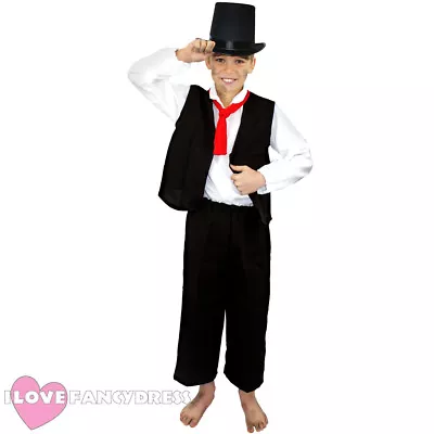 £19.99 • Buy Boys Artful Dodger Costume Poor Victorian Fancy Dress Childrens World Book Day 
