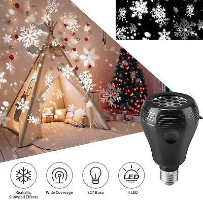 $13.99 • Buy E27 Light Bulb Holder Extension Socket Adapter / Xmas Snowflake Projector Lights