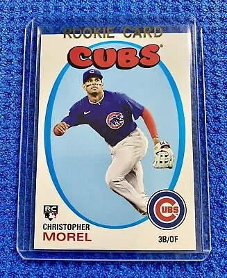 Chicago Cubs Rookie CHRISTOPHER MOREL TOPPS TBT Hockey Design #37 Mint RC • $6.25