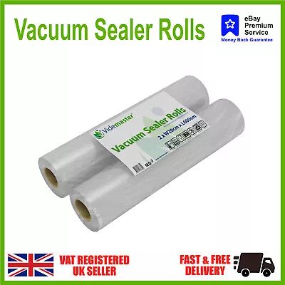 £8.95 • Buy Sous Vide Vacuum Food Sealer Rolls 20cm X 12 Metre Roll