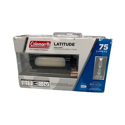 Coleman Latitude Headlamp - 75 Lumens- New In Box - AAA Batteries Included • $19.99