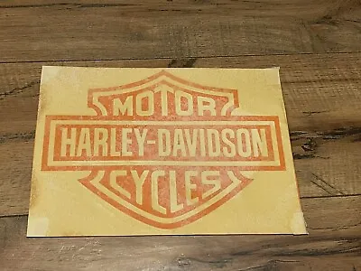 Vintage Harley Davidson Motorcycles Decal ~ EXCELLENT CONDITION • $32.99