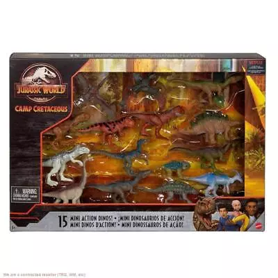 Jurassic World: Camp Cretaceous Mini Action Dinos! 15pk (Target Exclusive) • $34.99