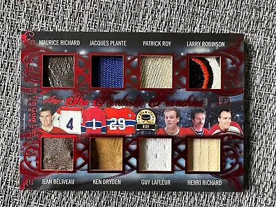 2020-21 Leaf ITG Used Fantastic Franchise Canadiens Robinson 3C Patch /3 Dryden • $255